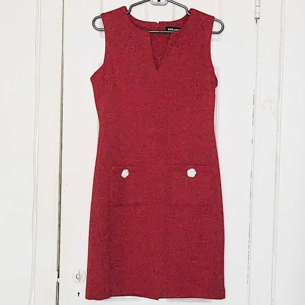 Karl Lagerfeld Red summer dress